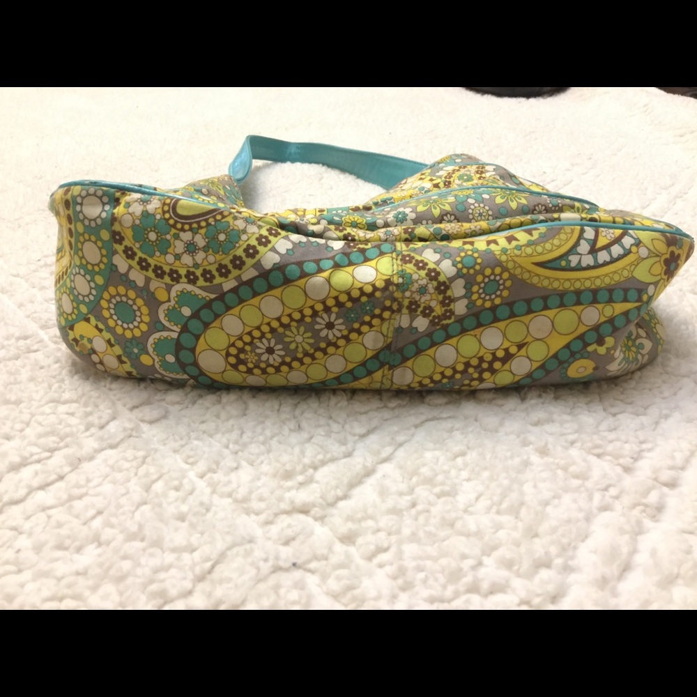 Vera Bradley Lemon Parfait Pattern Shoulder Purse - Picture 3 of 6